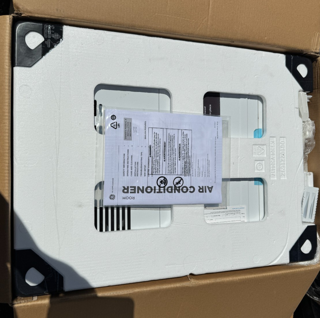 GE Profile ClearView Window Air Conditioner Unit 8,300 BTU, U-Shaped Adjustable