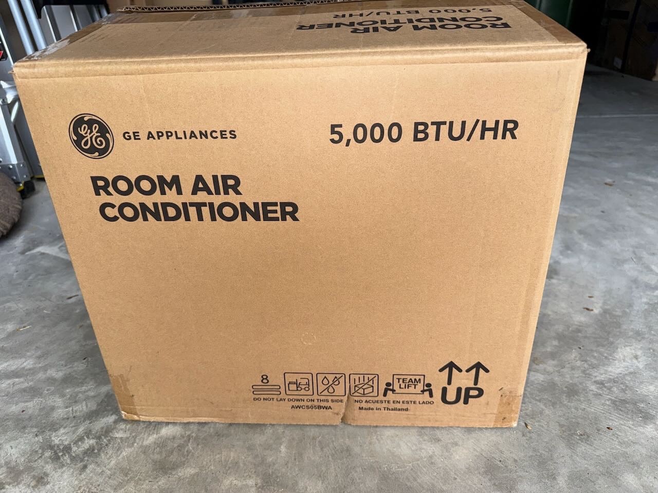 Digital, GE 5000 BTU, Window Air Conditioner, up to 150 sq. ft., Model AWCS05BWA