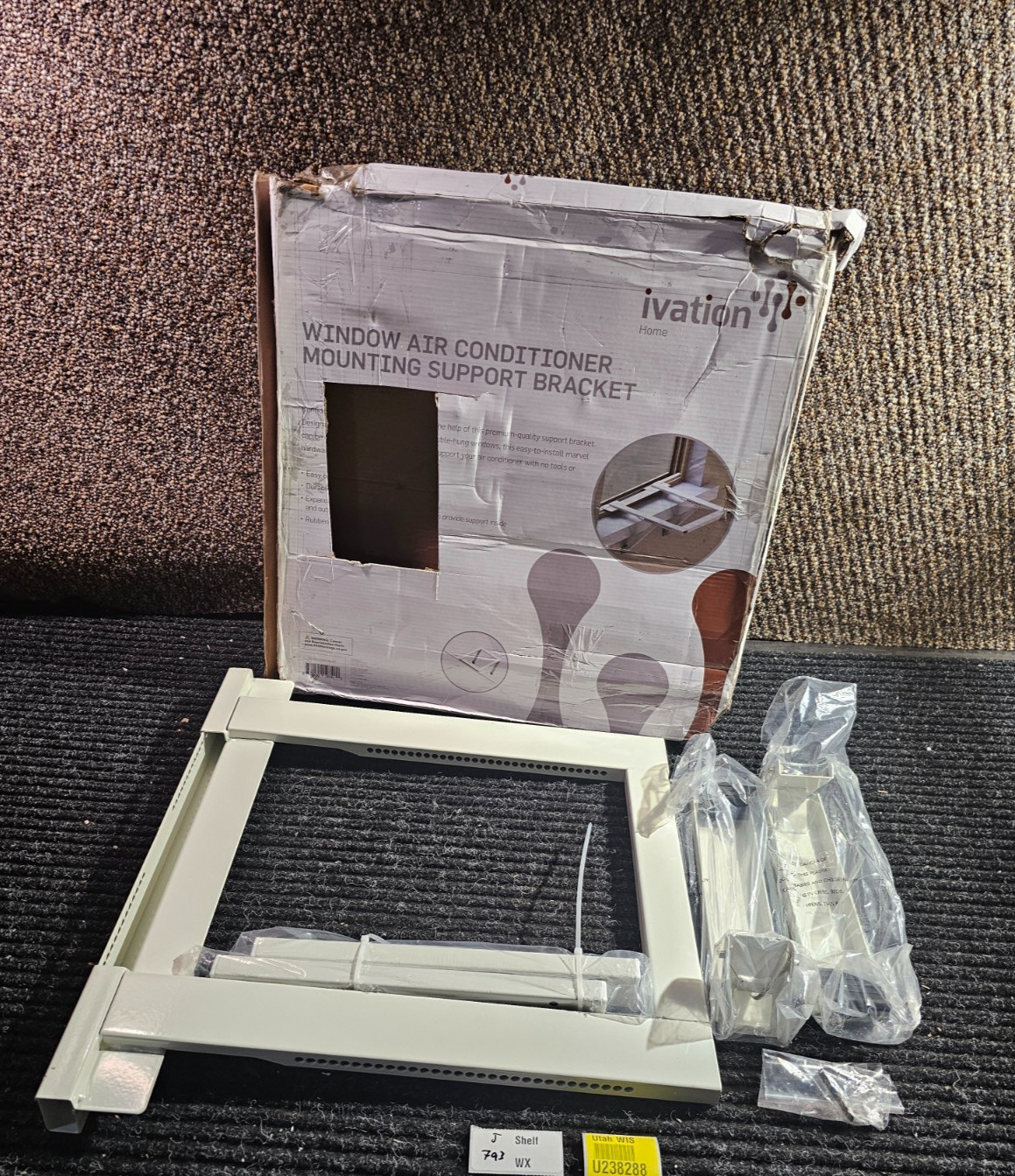 Ivation Air Conditioner Support Bracket, AC Support Bracket Holds up to 200 lbs