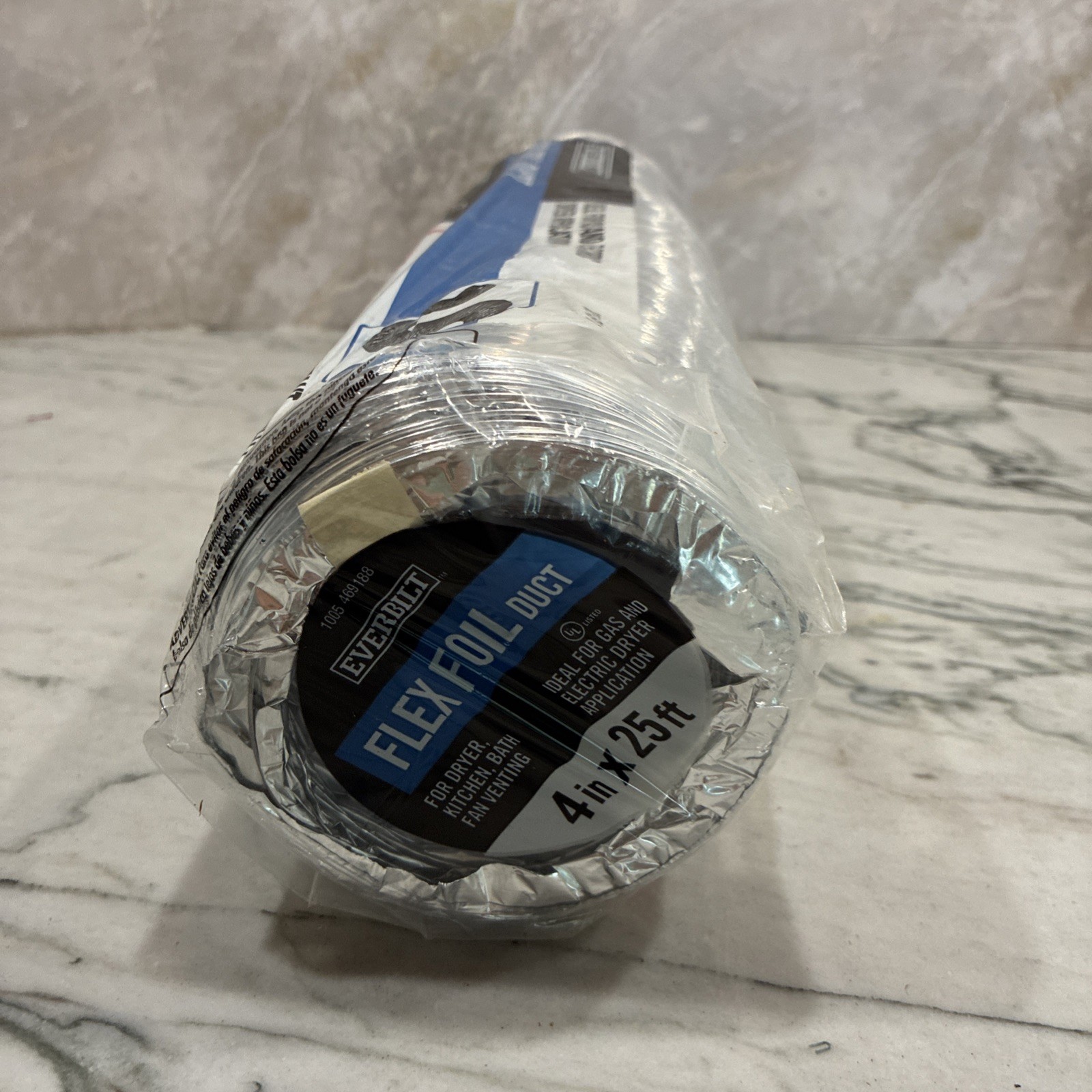 Everbilt 4 in. x 25 ft. Flexible Foil Duct – TD425PHD