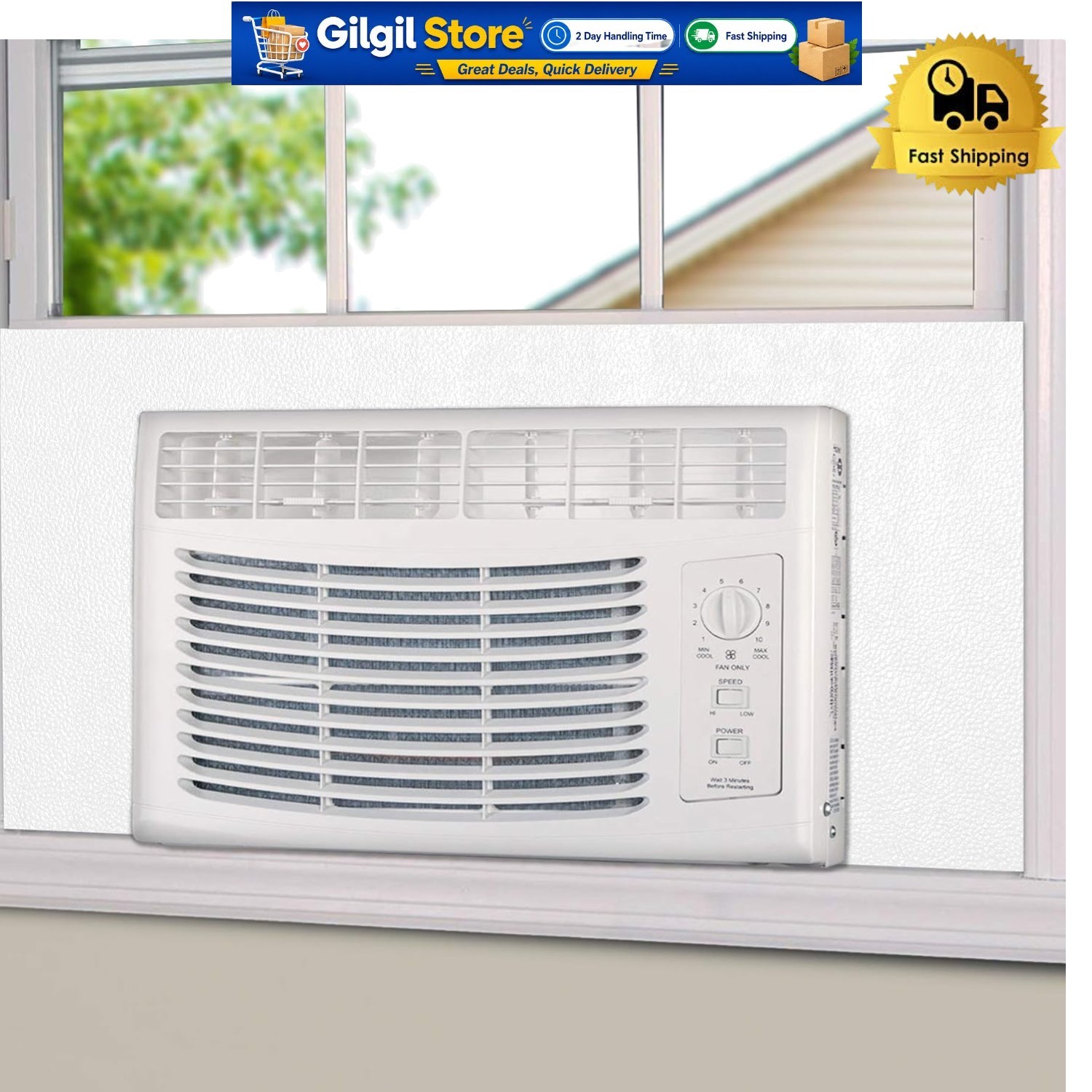 Universal Window AC Insulating Panel with Dust Protection – Fits 39 Inch Windows