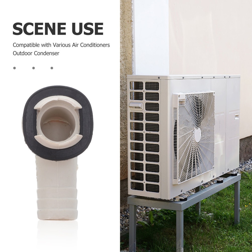 4 Pcs Air Conditioner Water Drain Tube Condensate Connector Ac Unit