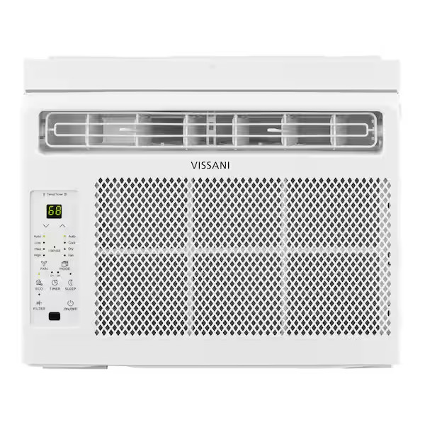 NEW Vissani 6,000 BTU 115-Volt Window Air Conditioner for 250 sq. ft.