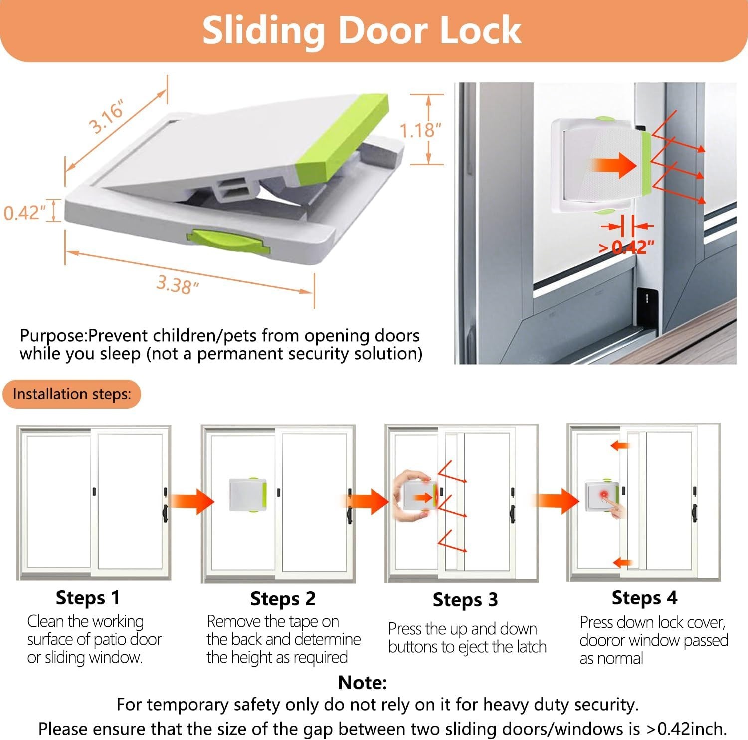 Universal Portable AC Vent Kit – Easy Setup, Security Lock & Weather Stripping