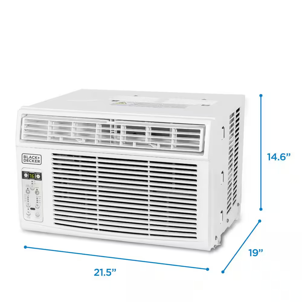 14,300 BTU 115V Window Air Conditioner Cools 700 Sq. Ft. with Remote Control in