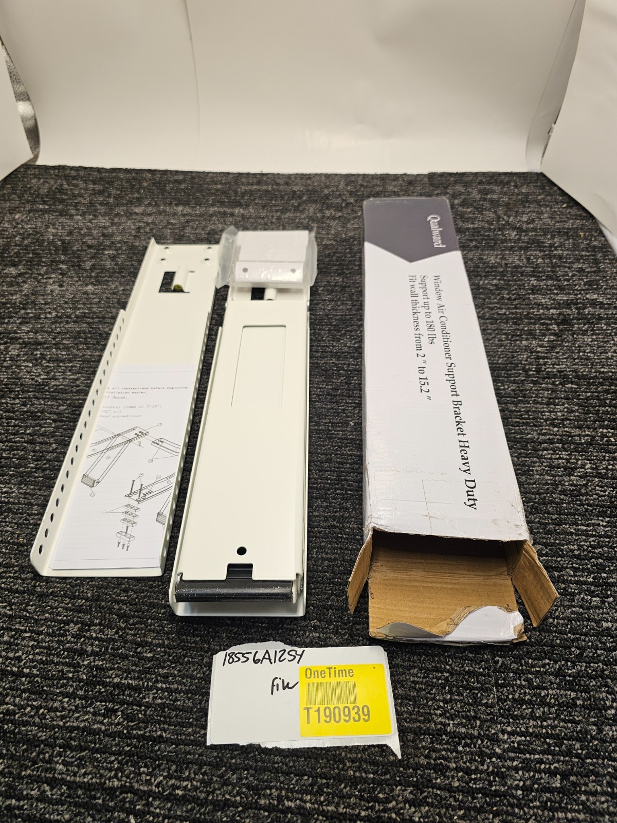 Qualward ACB01B-3 Air Conditioner Bracket Window AC Support Fits Single/Double