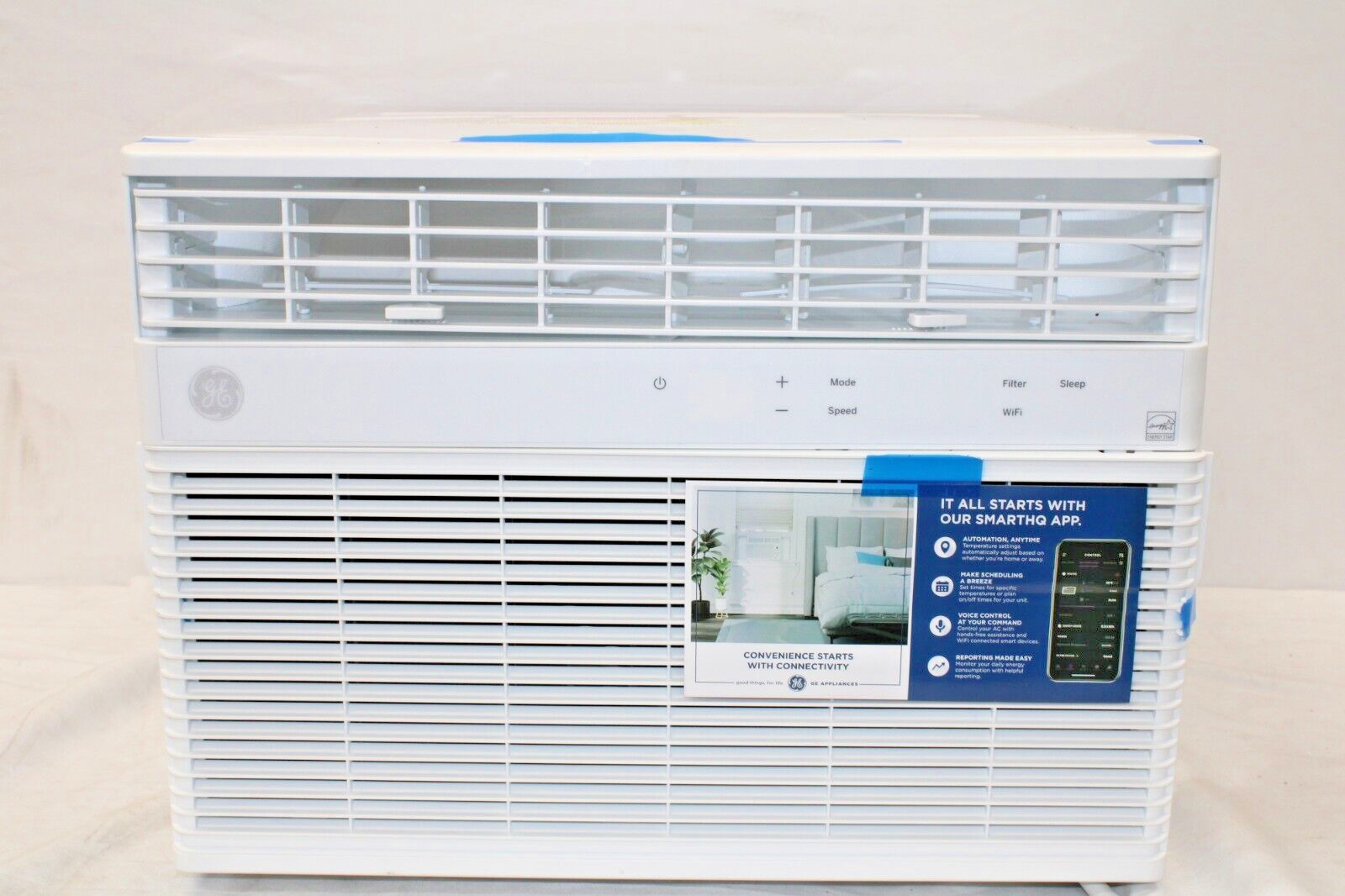 GE 12,000 BTU Smart Electronic Window Air Conditioner for Rooms up to 550 Sq Ft