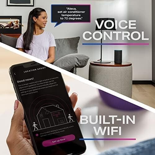Ultra Quiet 10,300 BTU Inverter Air Conditioner for Medium Rooms – WiFi Control