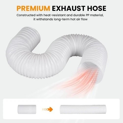 Portable Air Conditioner Kit with Hose and Panels Adjustable Window Seal Kit wit