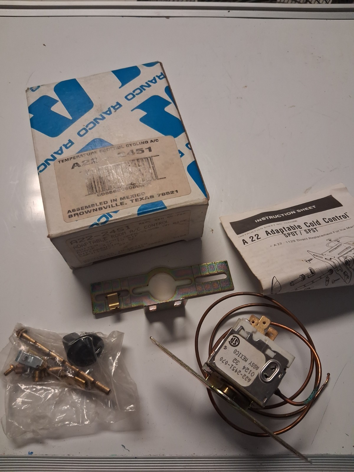 Ranco Temperature Control Cycling A/C A22-2453 Adaptable Room A/C Control