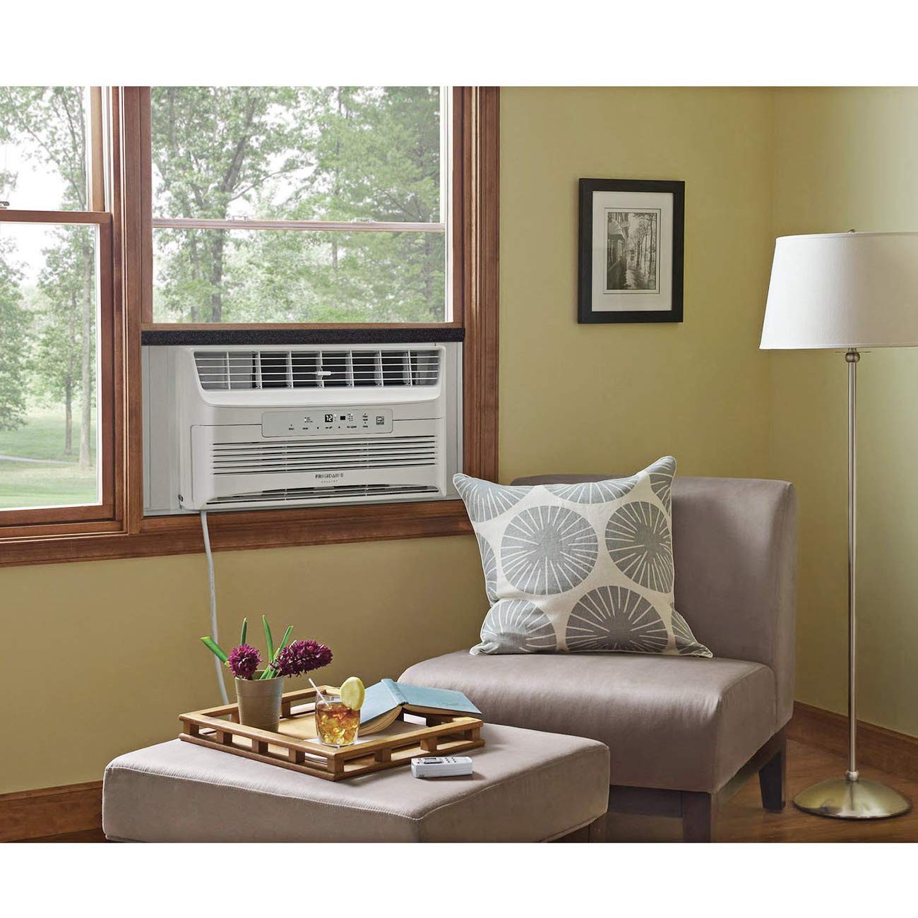 Window AC Seal Kit – 13FT Foam Weather Stripping Insulation, Noise Reducing, Air