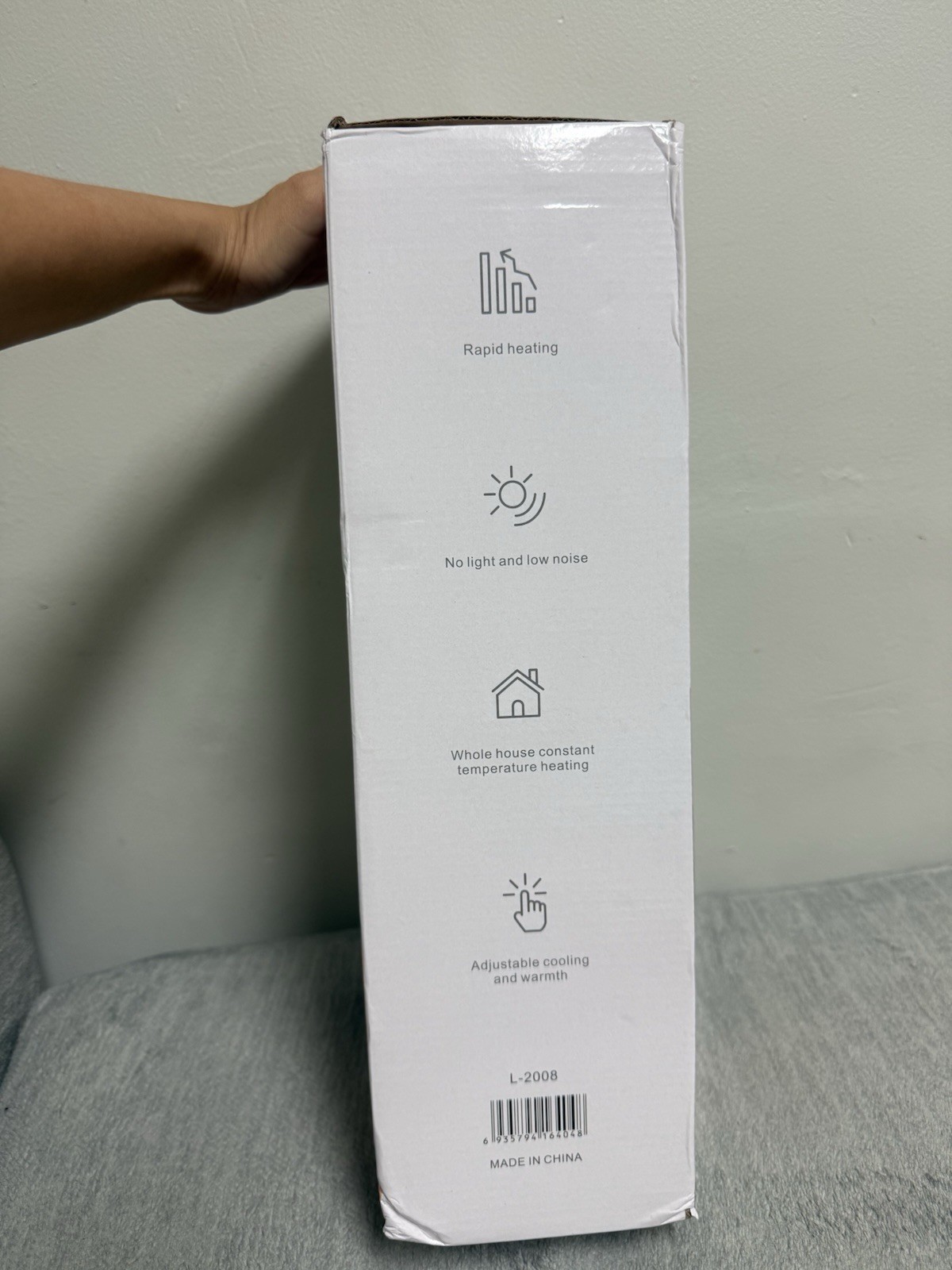 Wall Mounted Mobile Air Conditioning Unit, White, Model L-2008