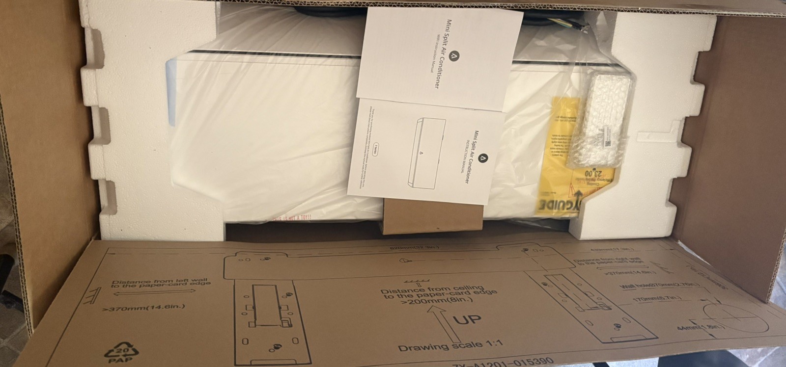 NEW Acekool CMS9 Pro Indoor Unit 9000 BTU Mini Split WiFi AC Air Conditioner