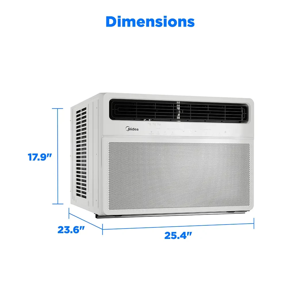 Midea 18,000 BTU DOE 4-in-1 1,000 sq. ft. Smart Heat & Cool Air Conditioner