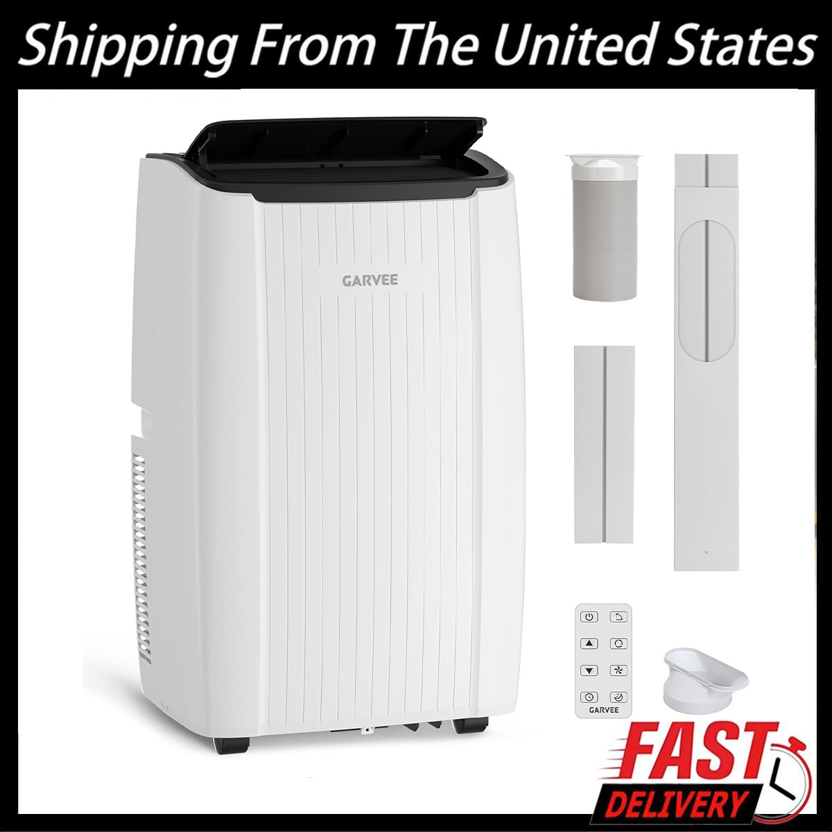 GARVEE 14000 BTU Portable Air Conditioner AC Unit with Fan & Dehumidifier Remote