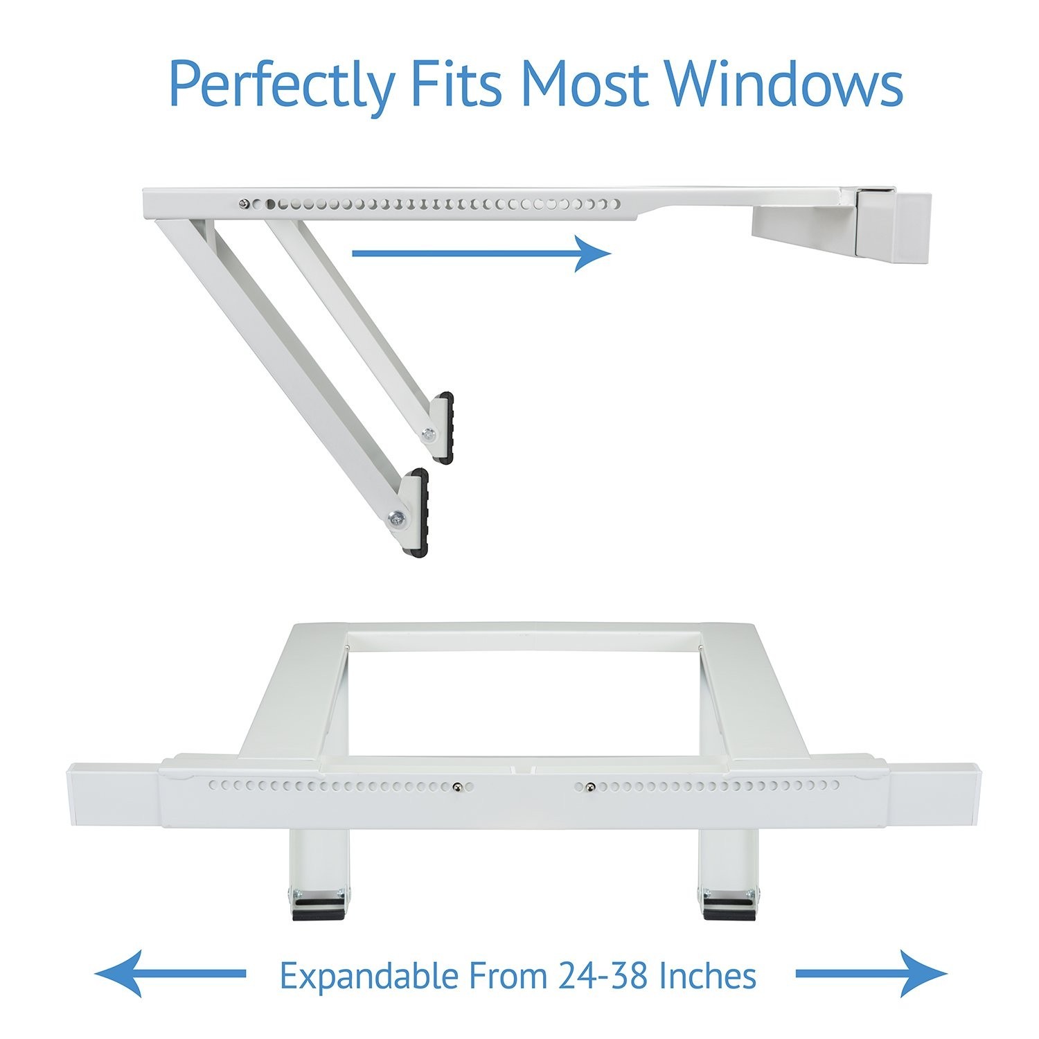 Ivation Window Air Conditioner Mounting Support Bracket, No Tools, Screws or …