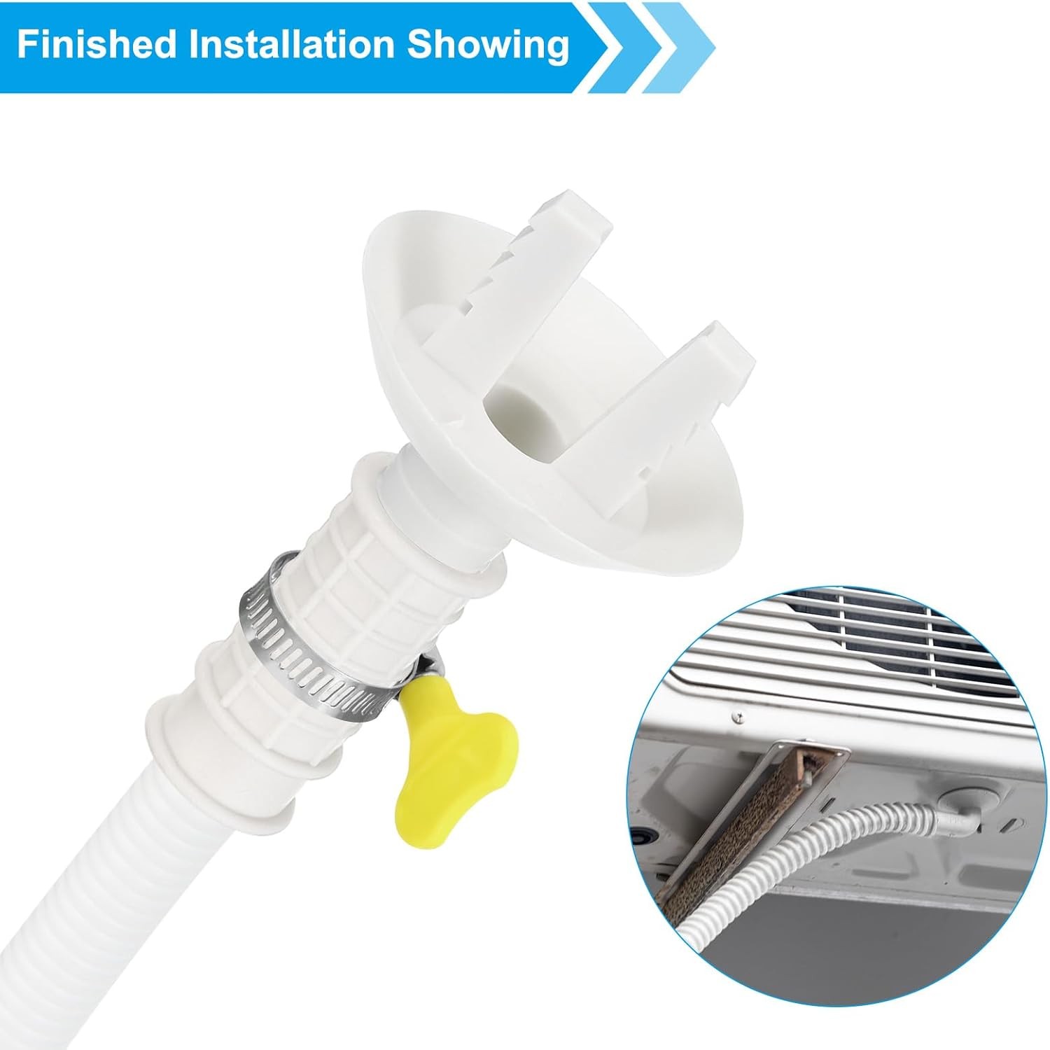 4.9ft Air Conditioner Drain Kit Universal AC Drain Hose Connector Hose