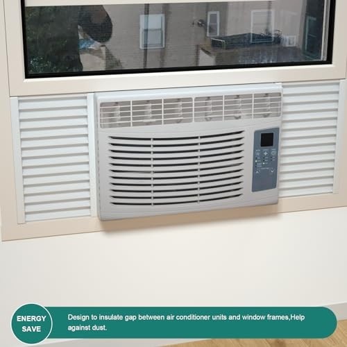 Window Air Conditioner Side Insulating Foam Panel Seal 11×17 Inches 2 Pack