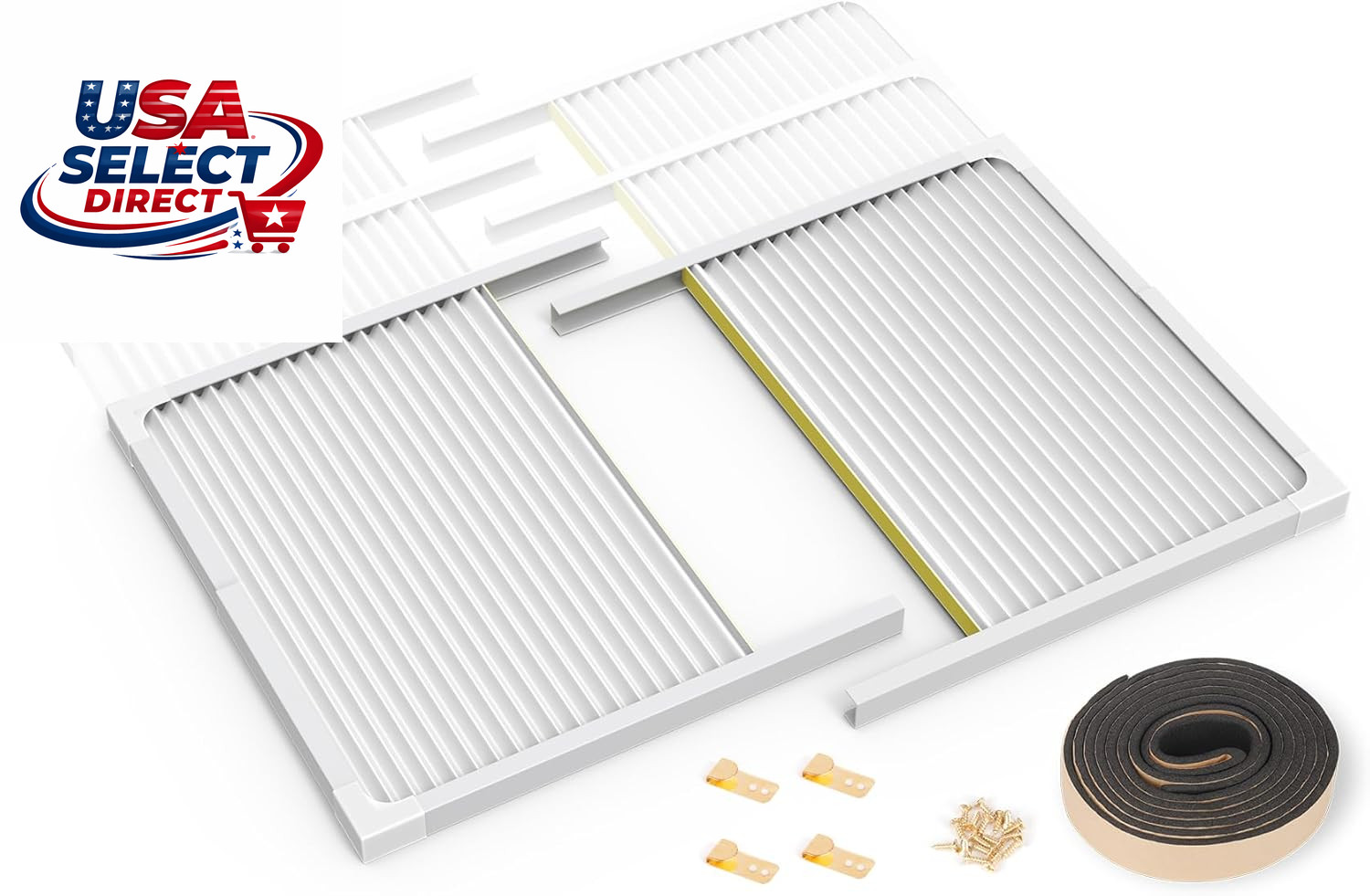 Window Air Conditioner Side Panels Adjustable Frame Seal Kit 5000-14000 BTU