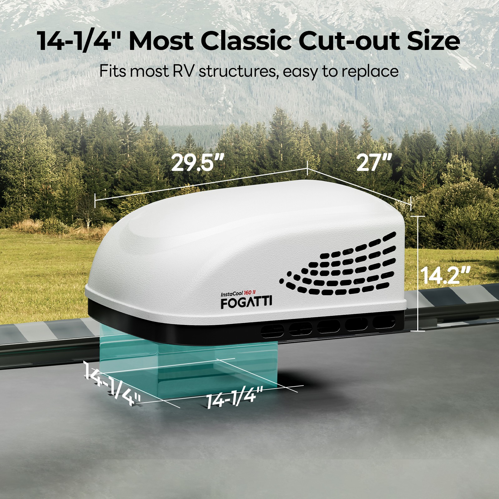 16,000 BTU RV Air Conditioner Ducted or Non-Ducted, Excludes Ceiling Assembly