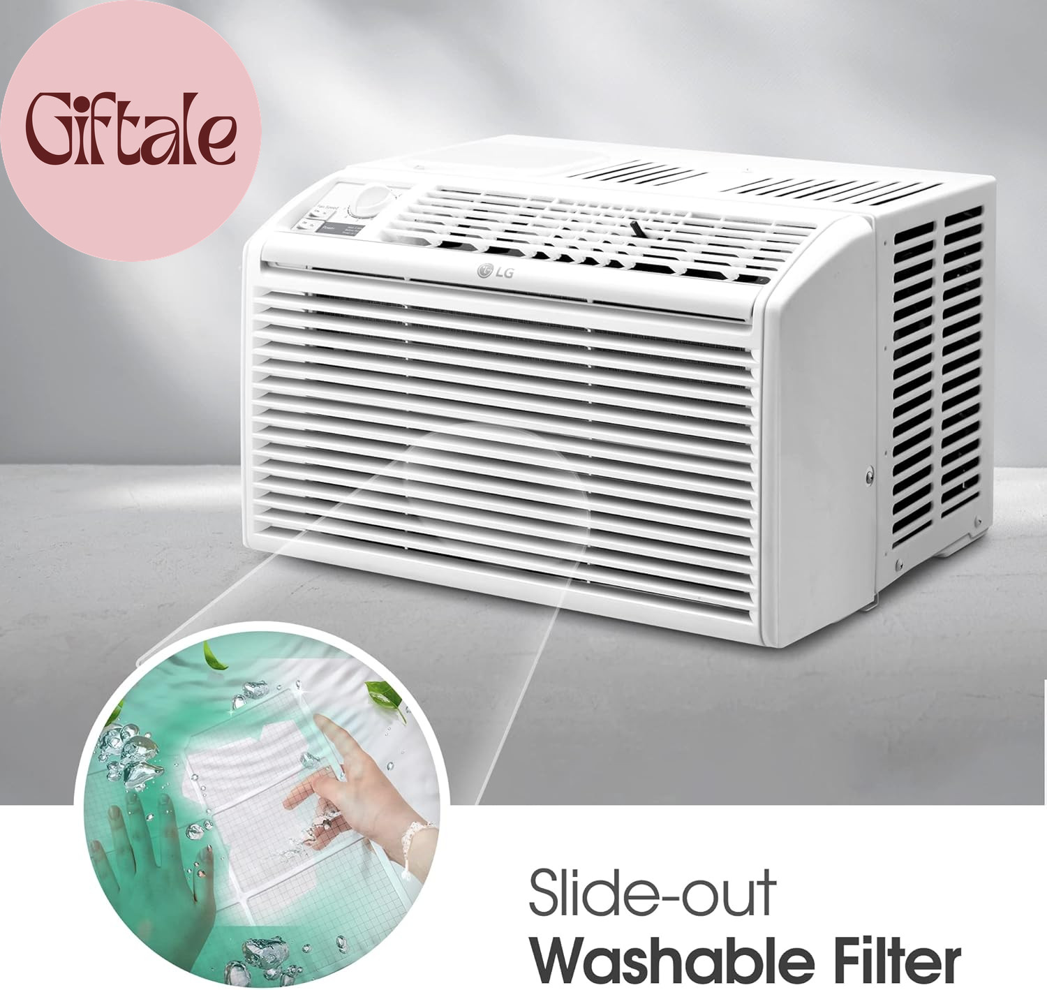 5000 BTU Window Air Conditioners [2023 New] Easy Mechanical Control Ultra-Quiet