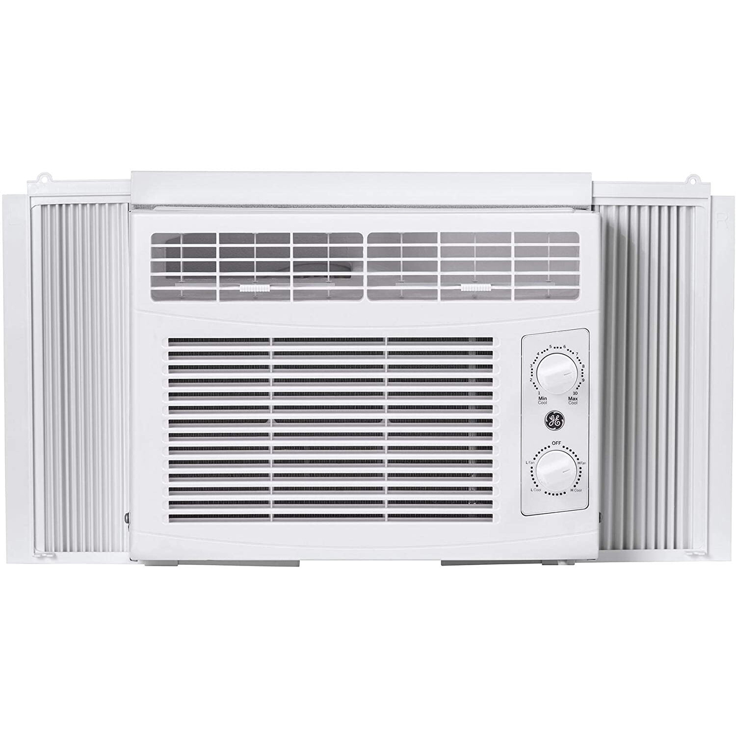 GE 5000 BTU Compact Window Air Conditioner, 150 Sq Ft Small Room Home AC Unit