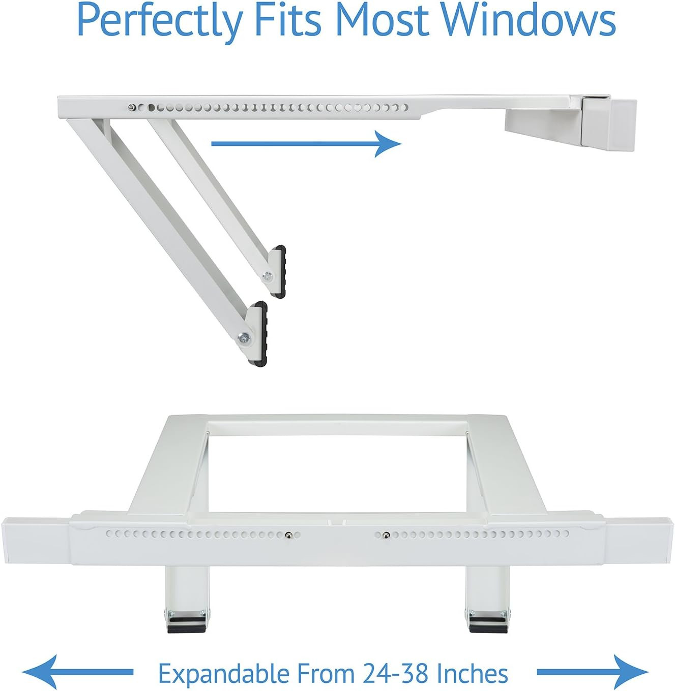 Ivation Air Conditioner Support Bracket, No Tools or Drilling Required – Easy to