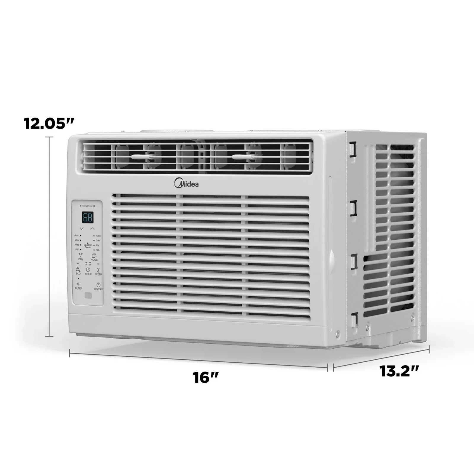 Midea 5,000 BTU Window Air Conditioner, Remote, Programmable Timer, White