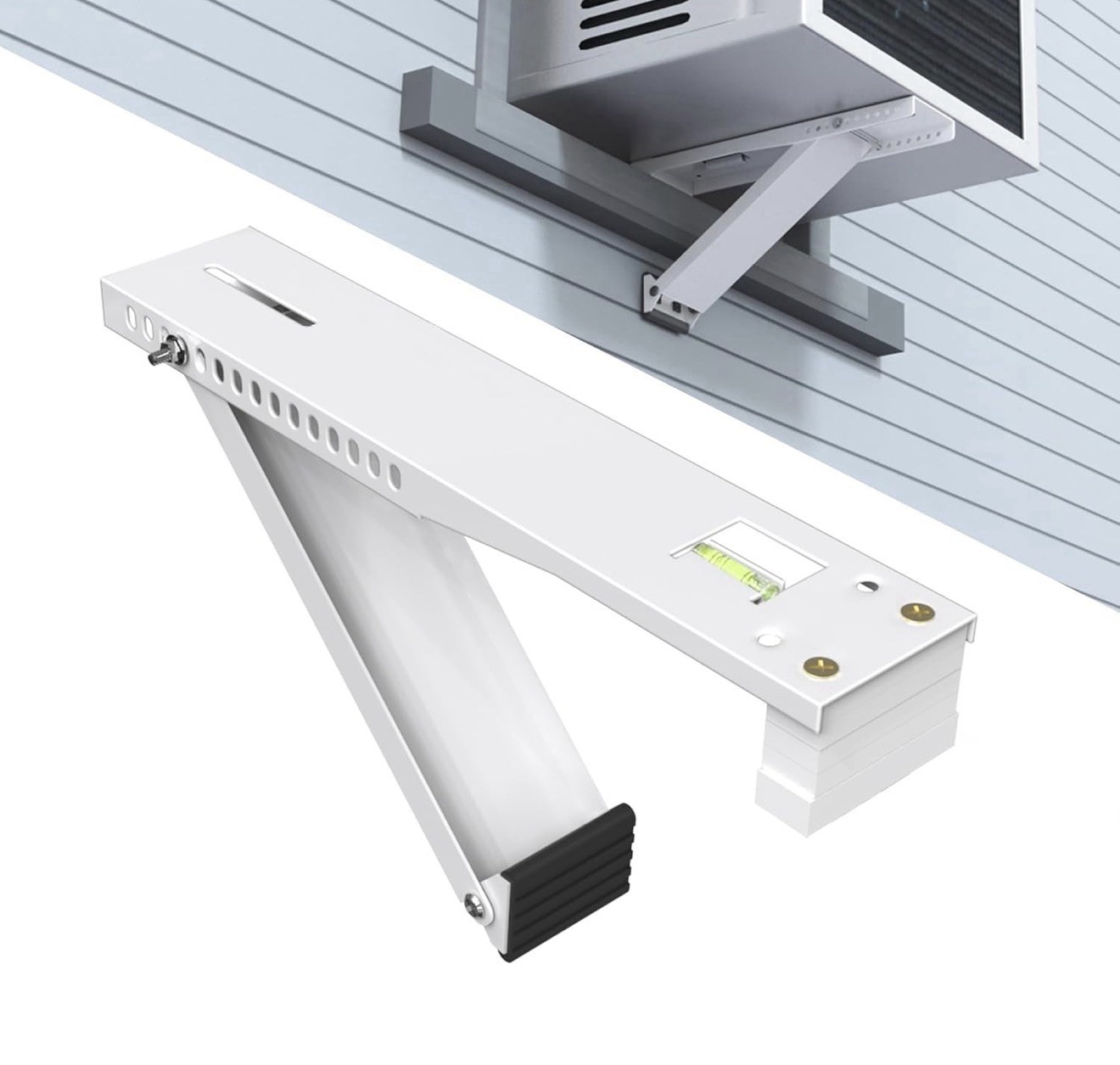 Window Air Conditioner Bracket Up to 85 lbs Designed to Fit 5,000 to 12,000 read