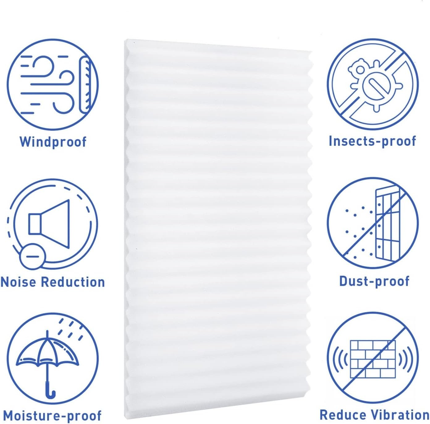 Universal Insulation Panels for Window Air Conditioners, Pack of 2