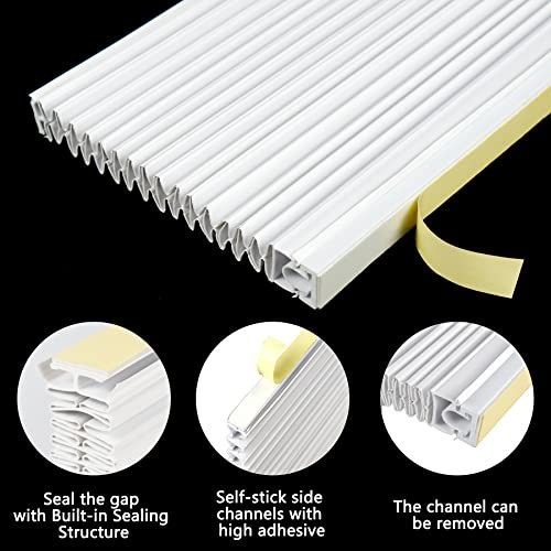Window AC Side Panels, Double Layers Air Conditioner Insulation Panels Kit,
