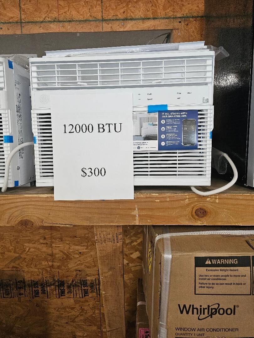 GE AHEK12AC 12,000 BTU Smart Electronic Window Air Conditioner 550 sq. ft.