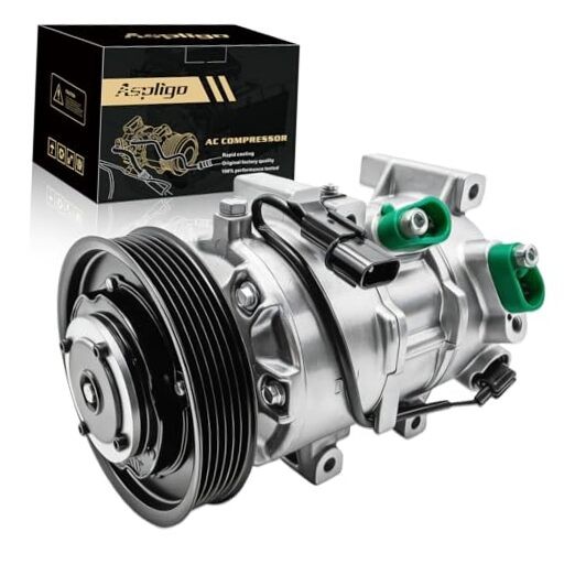 Air Conditioner AC Compressor with Clutch Fits forAccent 1.6L 2012-2017, Rio