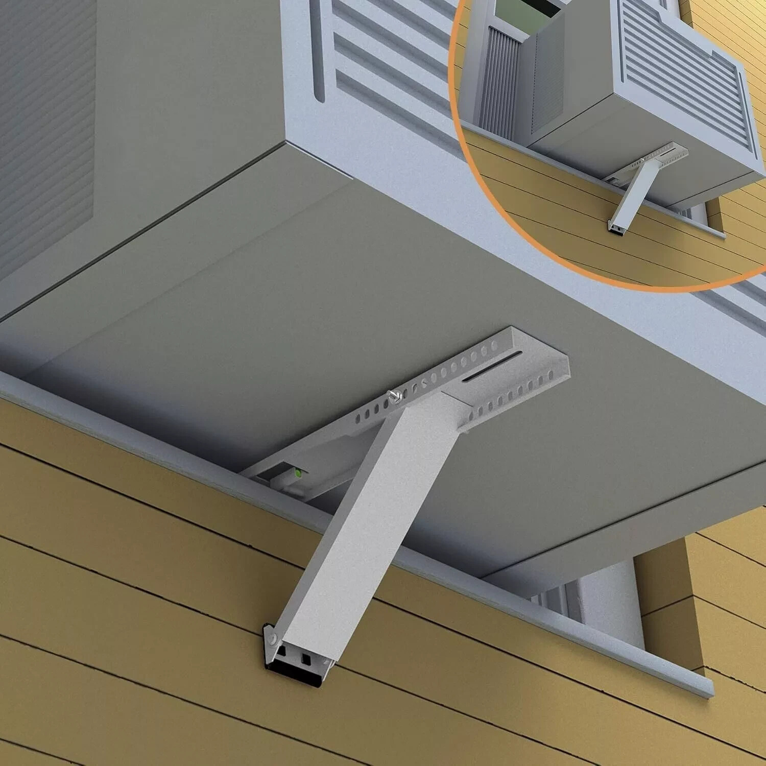 Soportes Universales Para Aire Acondicionado De Ventana Hasta 85 libras NUEVO US