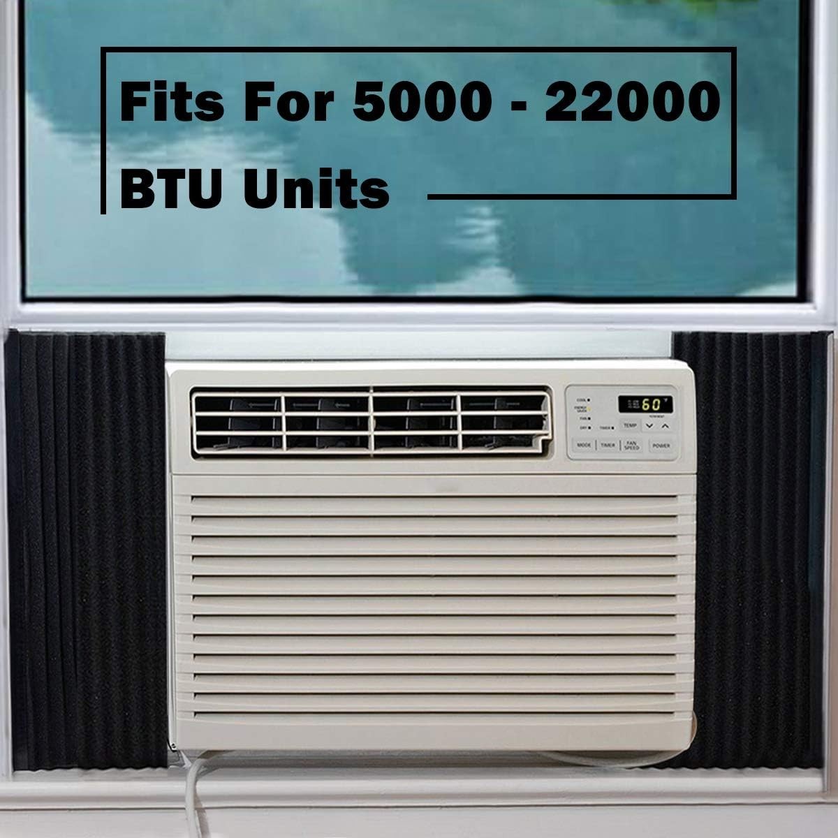Window Air Conditioner Foam Insulation Panels,AC Side Insulating Panel Kit,2 …