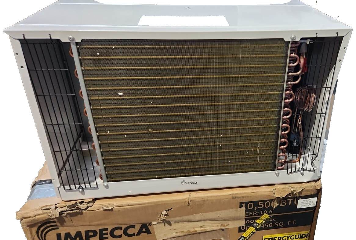IMPECCA 8,300BTU Through-The-Wall Air Conditioner, Remote, 115V, E-Star#1
