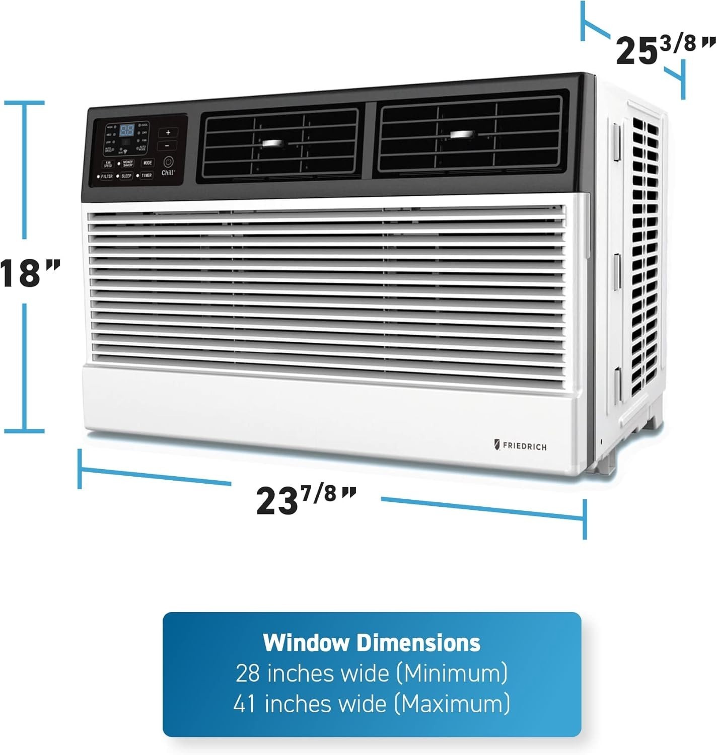 Friedrich 18,000 BTU Window Cooling/Heat Smart Air Conditioner