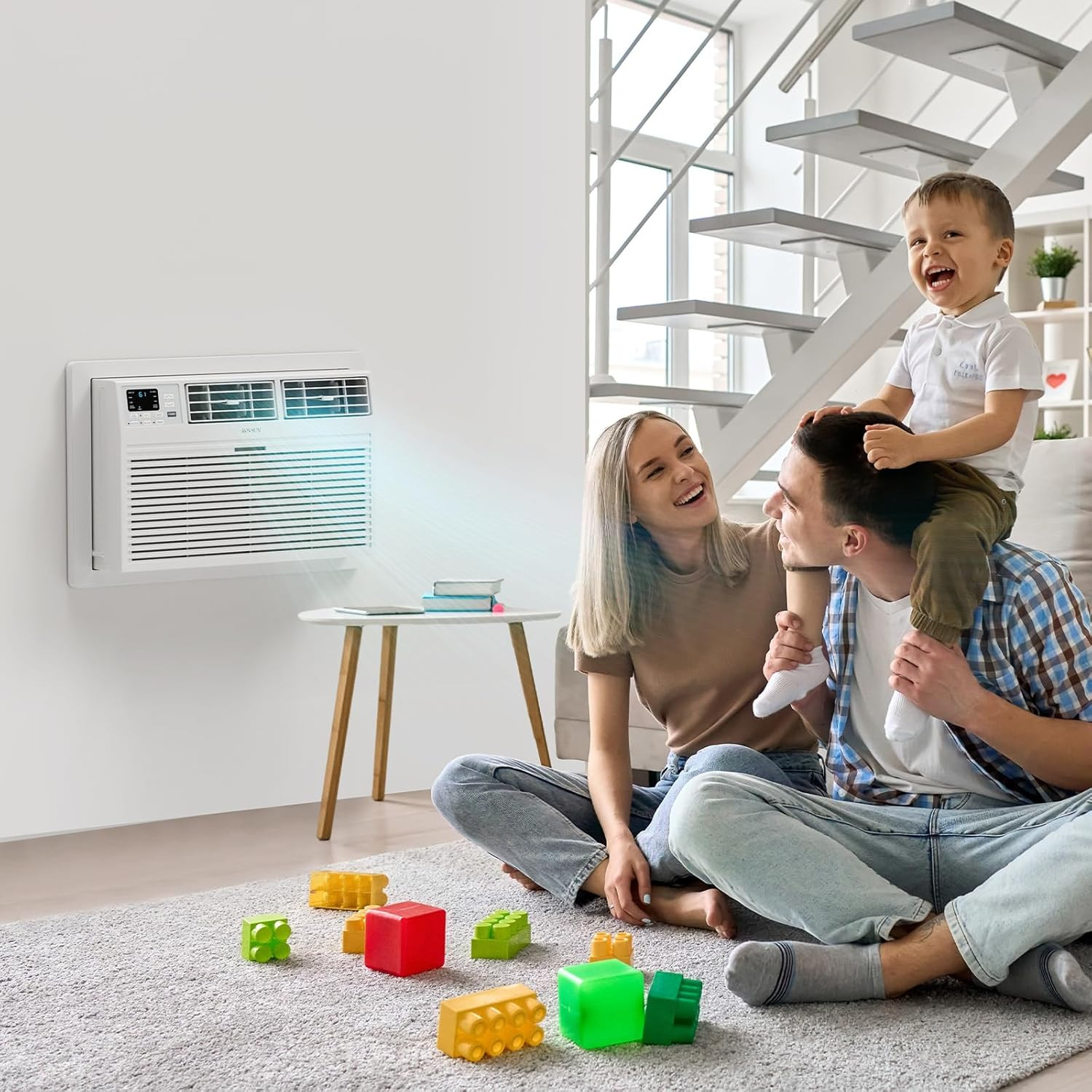 Smart 12000 BTU through the Wall Air Conditioner with Remote & App Control, Ener