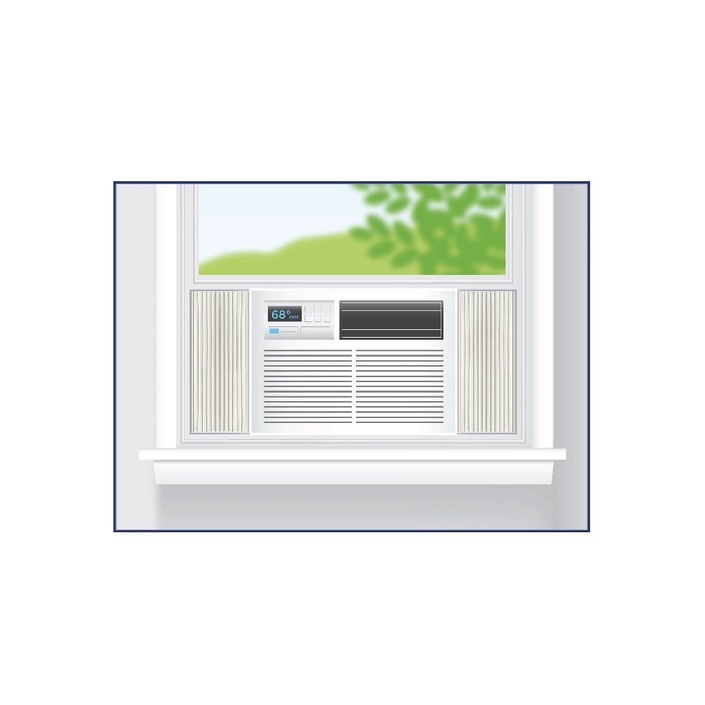 Replacement Side Panels for Window Air Conditioner 19 Inch Height 12 Inch Width