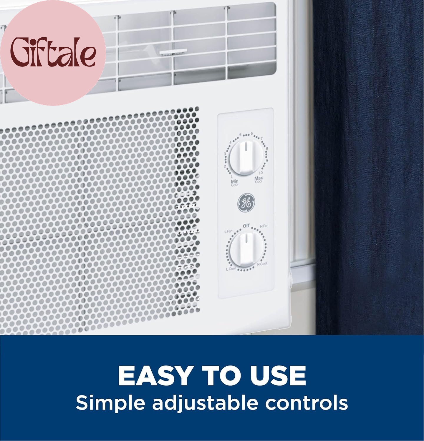 Window Air Conditioner Unit, 5,000 BTU for Small Rooms up to 150 Sq Ft. with Man