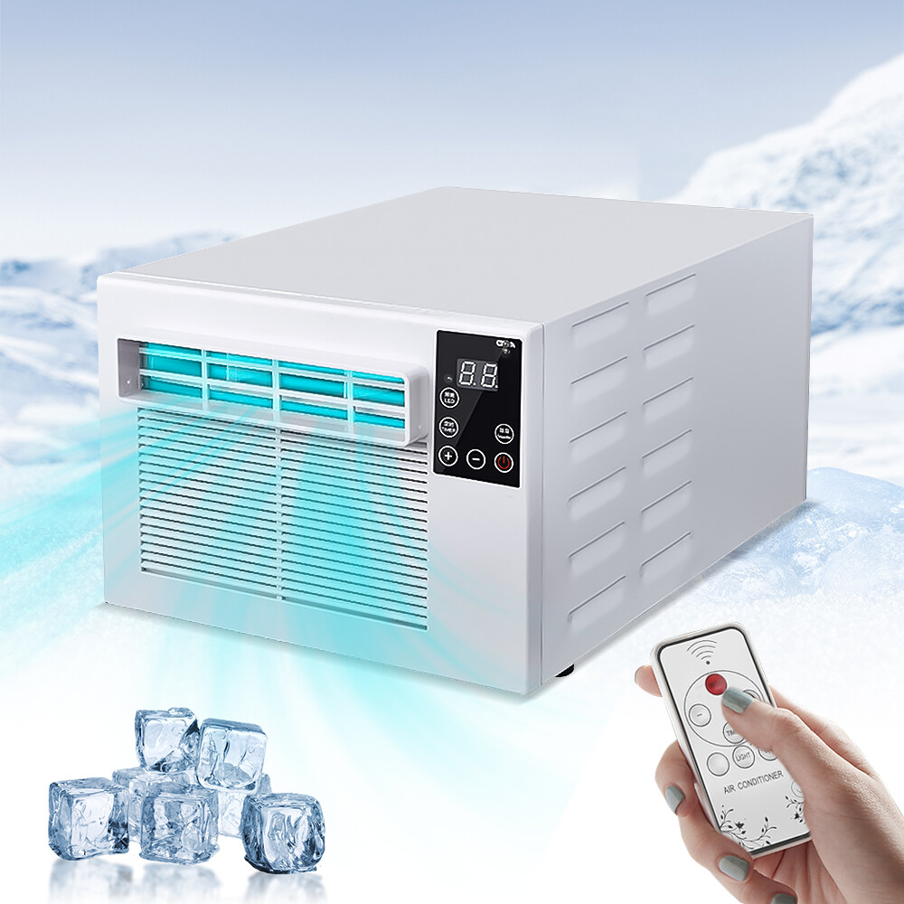 Mobile Small Air Conditioner Refrigerator Desktop With Remote Control 1876BTU
