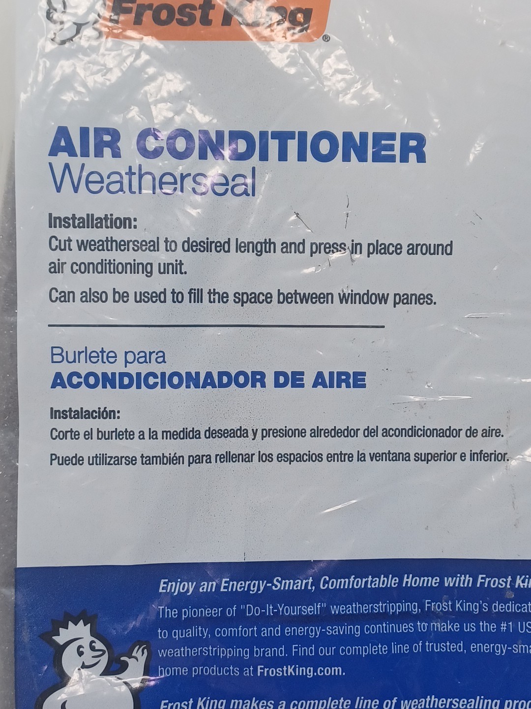 1 AC42H Air Conditioner Weatherseal Tape, 1-1/4 by 1-1/4 by 42-Inch,Black