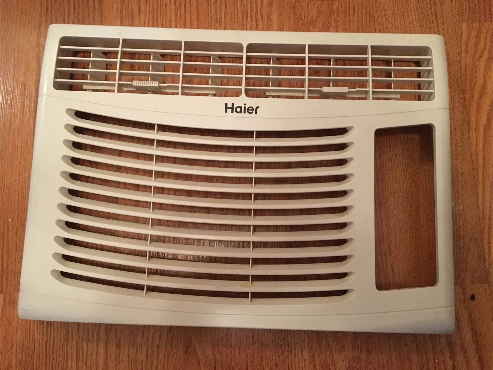 Haier ac model: HWF05XCR-T Parts Front Panel Frame 12.32×9.40×0.59 in