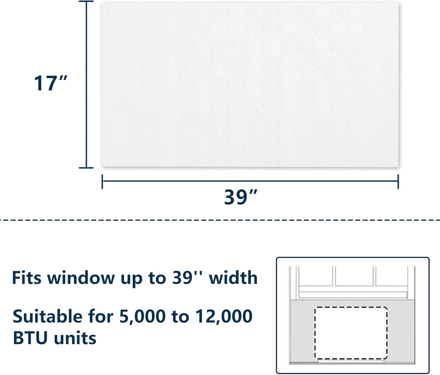 Window Air Conditioner Surround Foam Insulation Panels,Ac Side Insulating Sun Bl