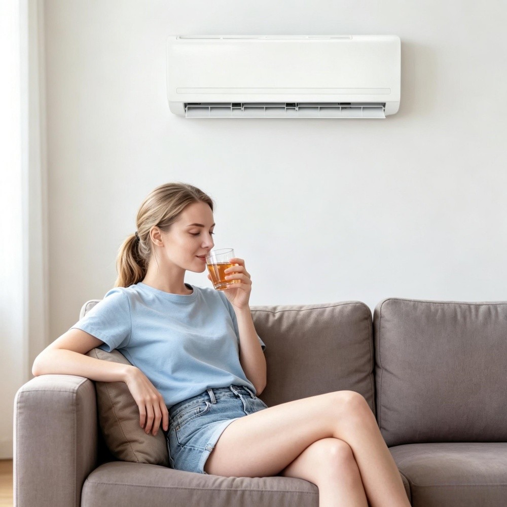 Mini Split AC 18000 BTU Cooling Heating 1250 Sq Ft SEER2 19 R32 230V White