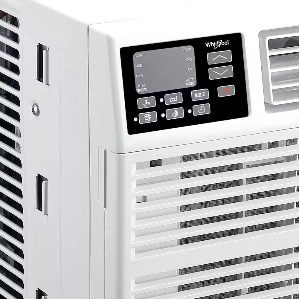 12,000 BTU 115V Window Air Conditioner Cools 550 Sq. Ft. with Remote in White