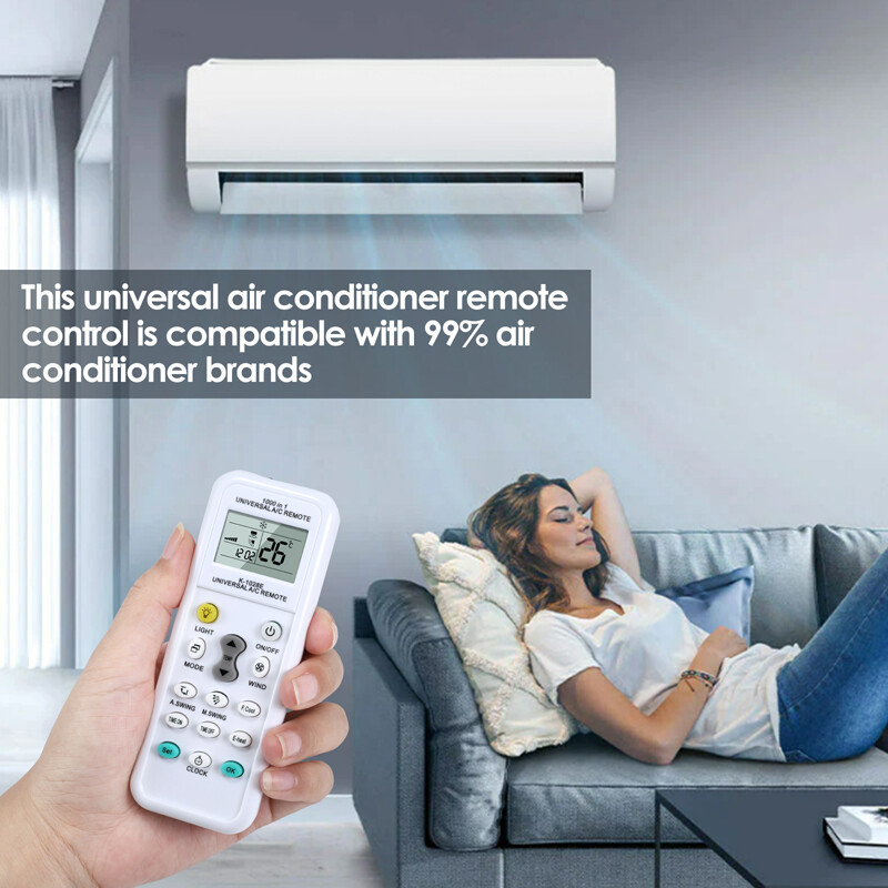 Universal A/C Air Conditioning Remote Control Replace for Multibrand over 1000