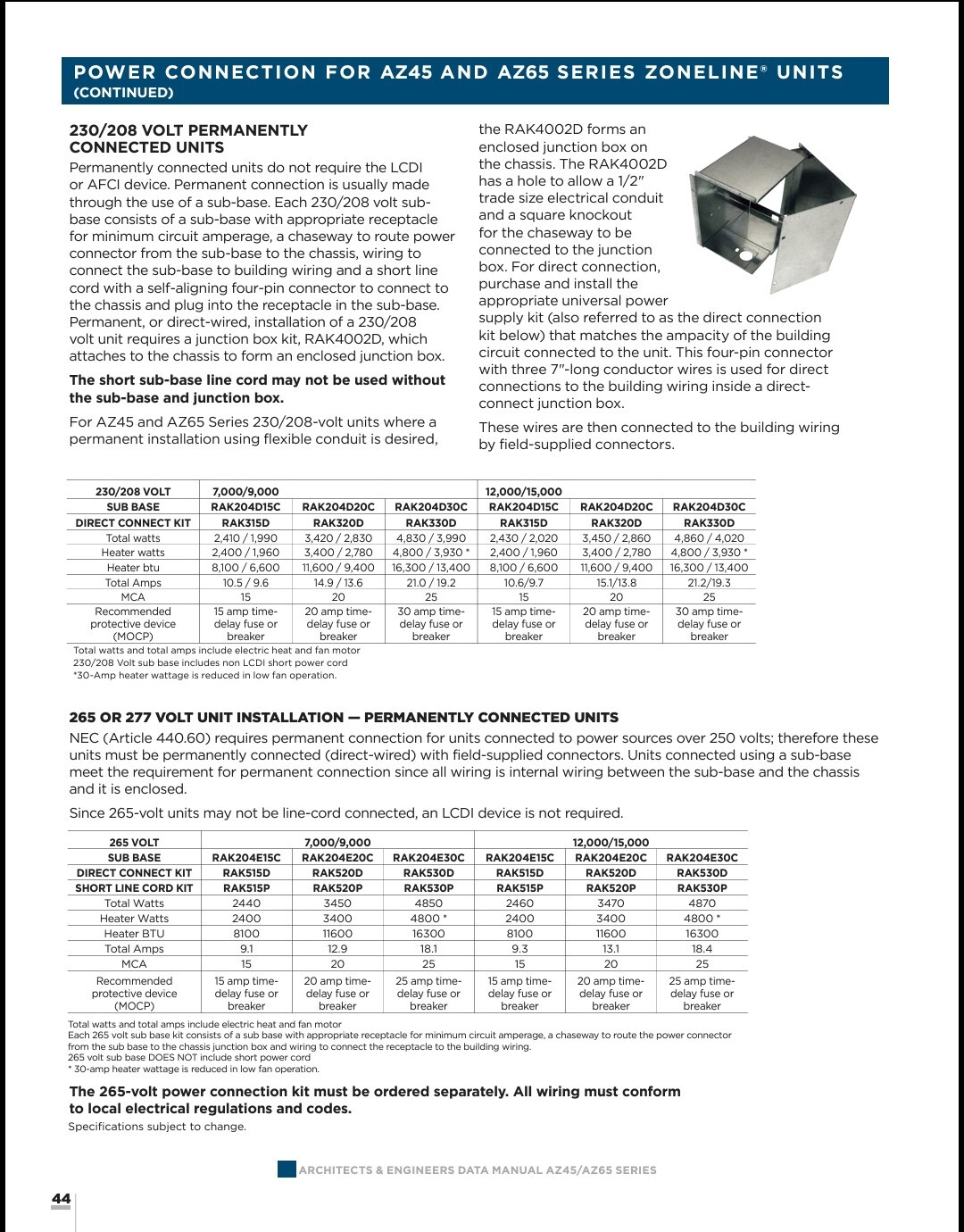 GE Zoneline PTAC Thru-The-Wall Heat Pump, 7,000 BTU, R410A, 230/208 Volt, 1PH
