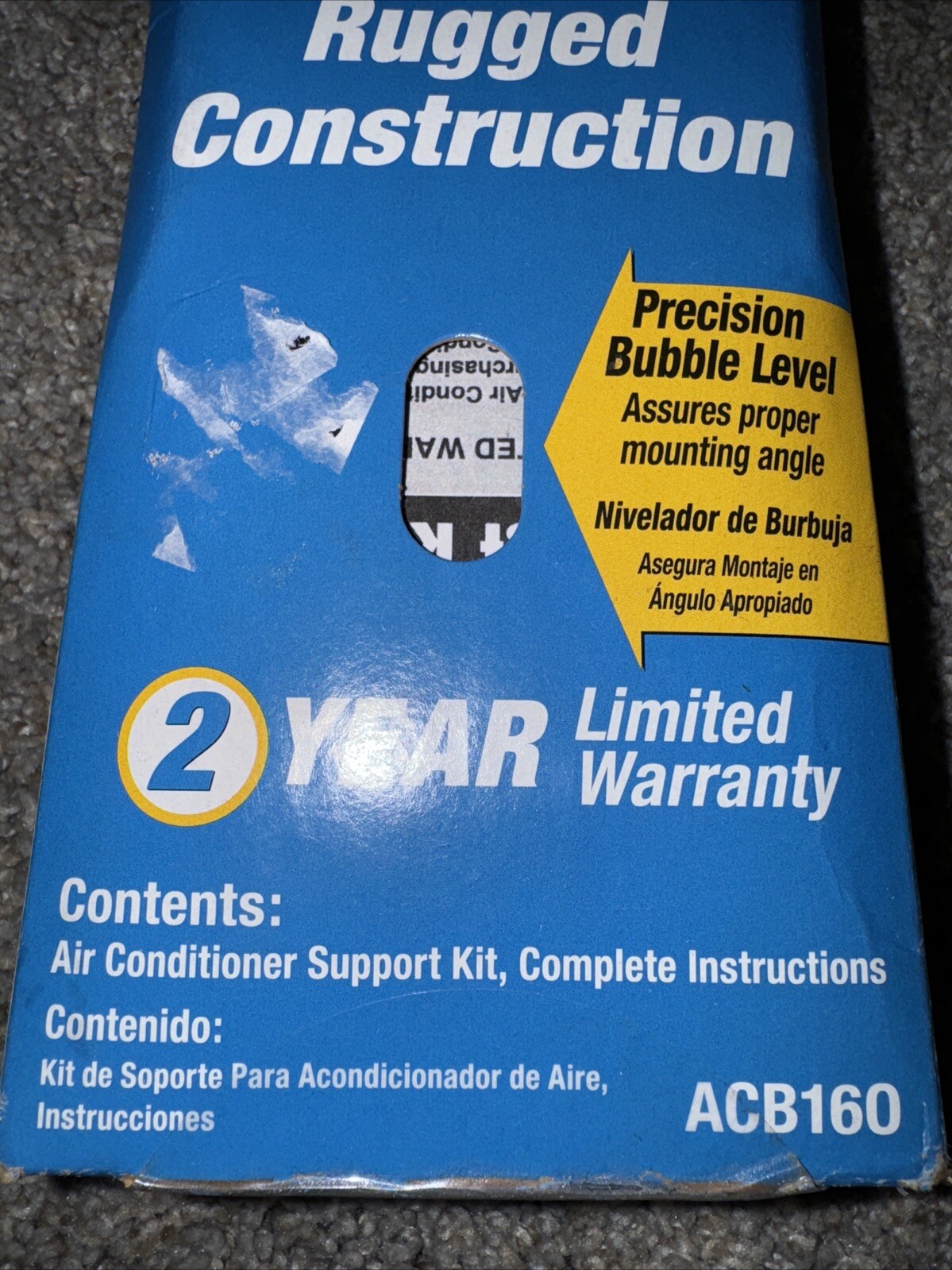 Frost King ACB160H 160 Lb Large Air Conditioner A/C Window Support Bracket NEW