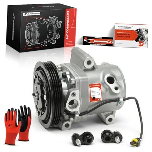 Air Conditioner AC Compressor with Clutch Compatible with Smart Fortwo 1.0L